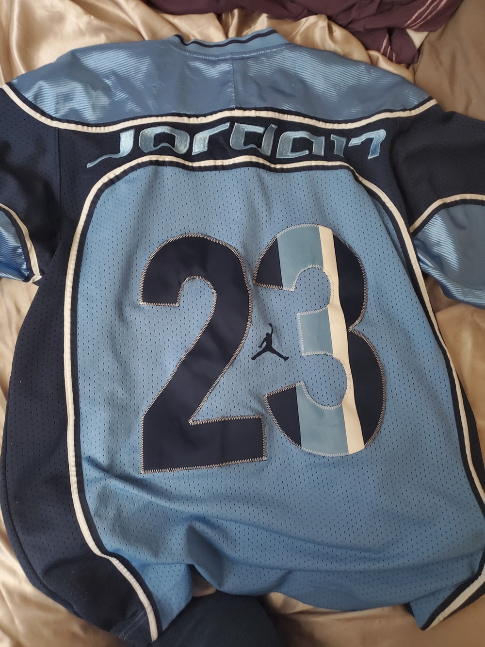 Jordan Men's Blue and Navy #23 Mesh Jersey